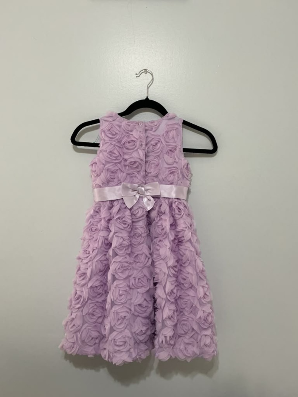 Gymboree Lilac Special Occasion Dress - Shimmery Satin Finish - Picture 5 of 7